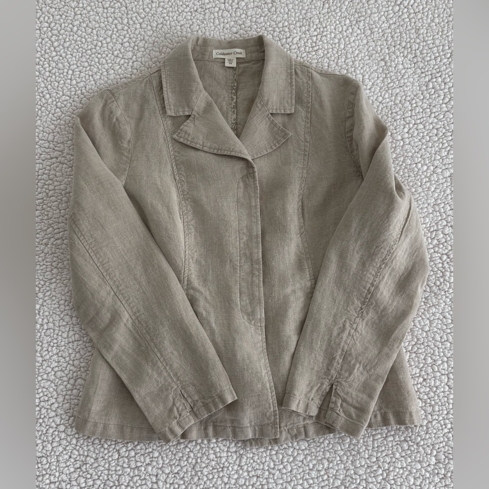 Coldwater Creek Women's Linen Jacket